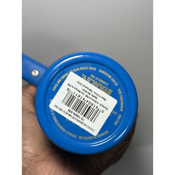 Stanley Holiday Exclusive ARTIC TWIST BLUE 40oz H2.O Flowstate Quencher BNWT - Picture 5 of 9